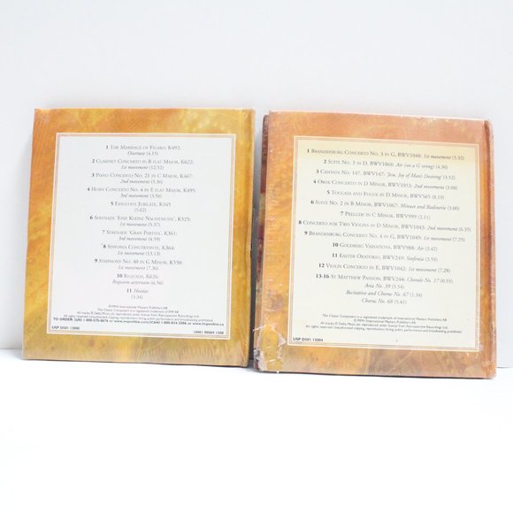 1 Mozart Musical Masterpiece -1 Bach Baroque Masterpiece Sealed Unopened CDs - Picture 2 of 12